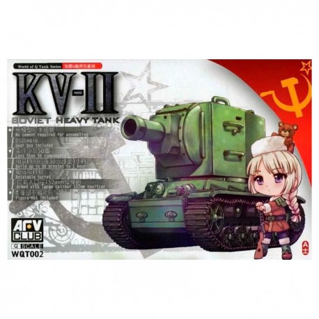 Tanque Pesado Soviético KV-II Q Scale modelo AFV Club