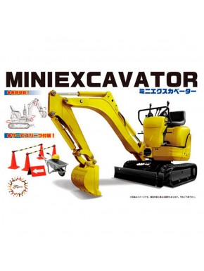 Mini Escavadora Fujimi 1/32 com acessórios