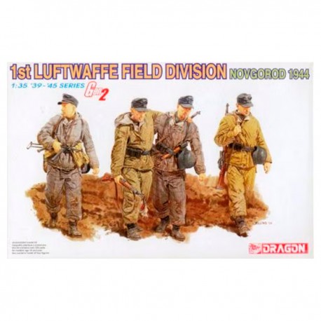 Kit figuras 1st Luftwaffe Field Division Novgorod 1944 escala 1/35