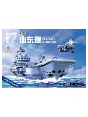Modelo Egg Warship PLA Navy Shandong de Meng