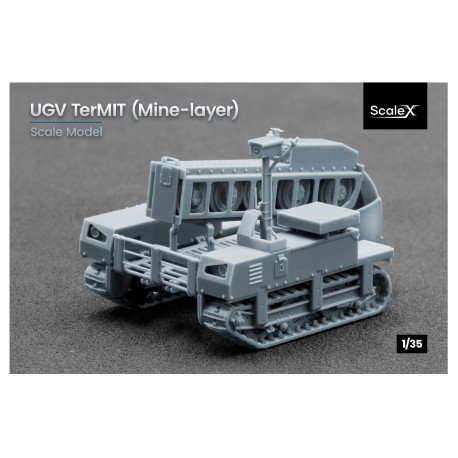 Maquette 3D échelle 1/35 UGV TerMIT module de minage