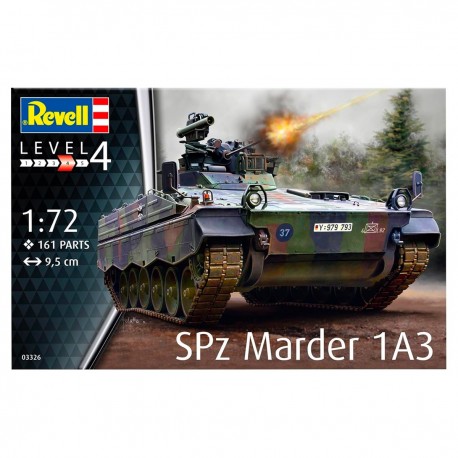 Kit de modelismo SPz Marder 1A3 escala 1:72