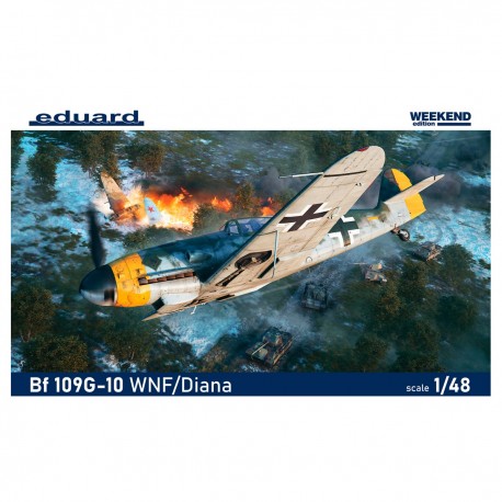Kit de modelismo del avión Bf 109G-10 en escala 1/48