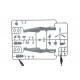 Kit de modelismo del avión Bf 109G-10 en escala 1/48