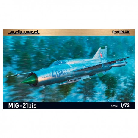 Kit de modelismo MiG-21bis a escala 1/72 de Eduard