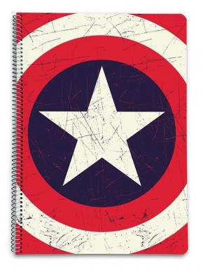 A4 Portable Captain America De Marvel