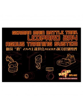 Tanque Leopard 2A4 sistema de entrenamiento Agdus 1/35