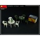 Maquette 1/35 Café de Rue Moderne MiniArt avec accessoires