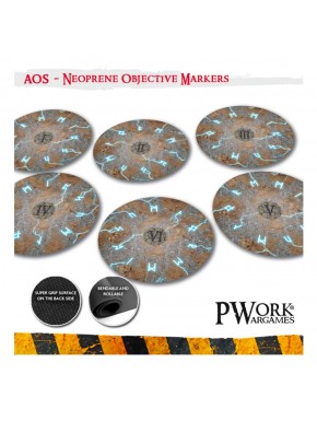 Marqueurs d'Objectifs Néoprène pour Age Of Sigmar