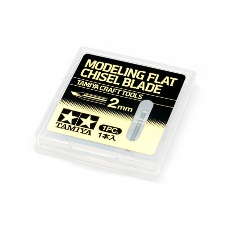 Lame de ciseau plat Tamiya pour modélisme