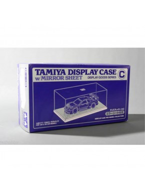 Vitrine Tamiya pour voitures à échelle avec feuille de miroir