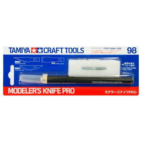 Faca de precisão Tamiya Modeler's Knife Pro com lâminas intercambiáveis