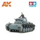 Modelo a escala del Panzer II Ausf. A/B/C de Tamiya