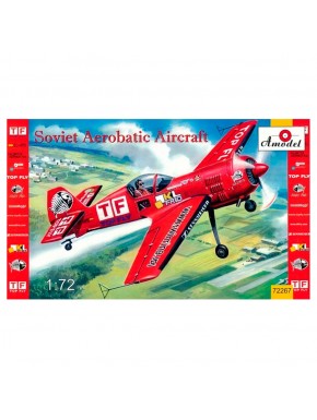 Maquete vermelha aeronave acrobática Sukhoi Su-26