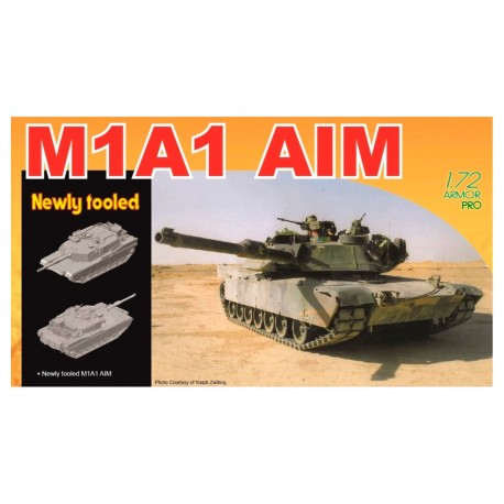 Modelo em escala M1A1 Abrams AIM 1/72 da Dragon