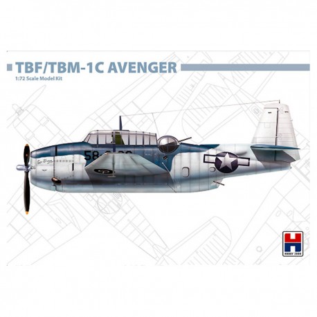 Maquette avion TBF/TBM-1C Avenger échelle 1/72