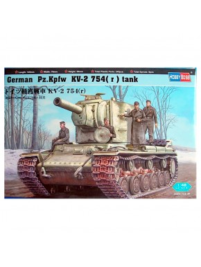 Modelo tanque Alemán Pz.Kpfw KV-2 754(r) 1/48