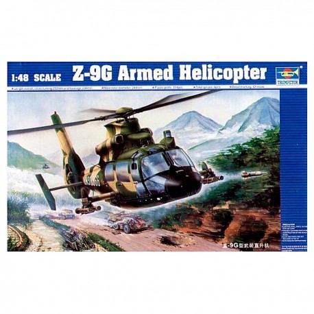 Hélicoptère armé Z-9G échelle 1/48 Trumpeter