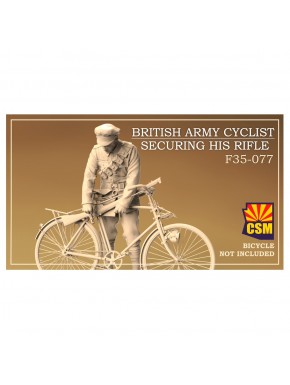 Figura 1/35 ciclista exército britânico com rifle
