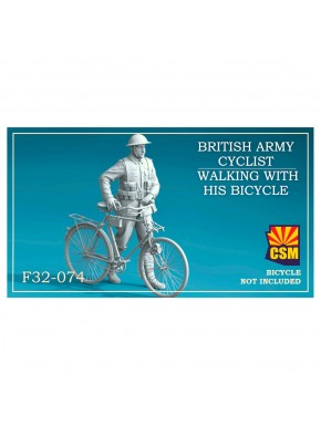 Figurine soldat britannique cycliste Première Guerre mondiale 1/32