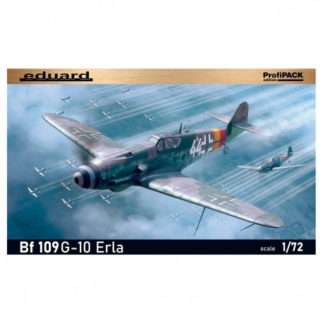 Kit de modelo de avião Bf 109G-10 Erla em escala 1/72