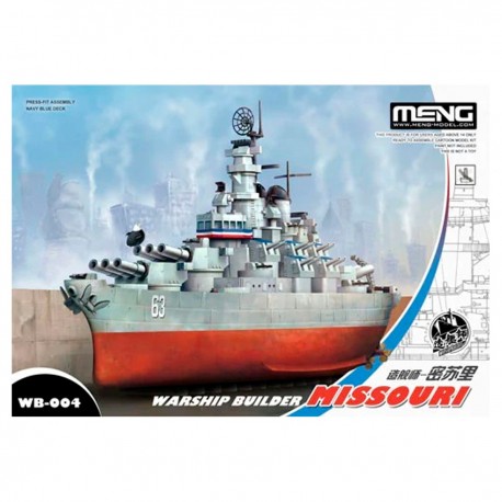 Maqueta Warship Builder Missouri de Meng