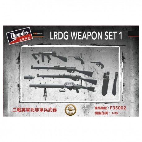 Modelos de armas LRDG 1/35 impresas en 3D de Thunder Model