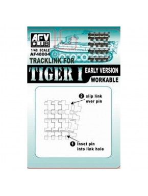 Piezas de oruga Tiger I versión temprana 1/48