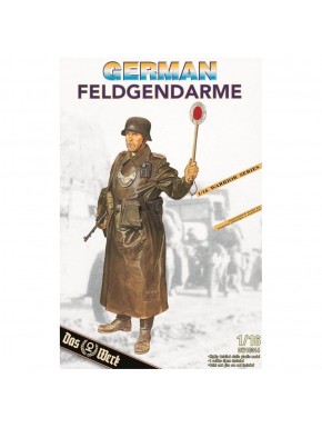 Figura em escala 1/16 do Feldgendarme alemão da Das Werk