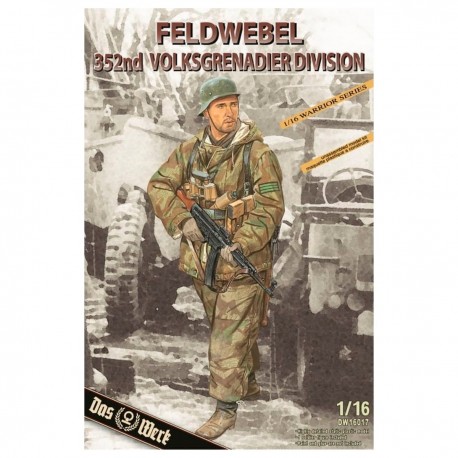 Figura sin montar de sargento Division Volksgrenadier escala 1/16