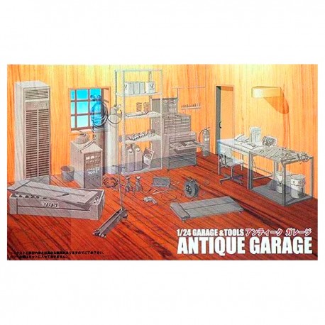 Kit garage antique et outils Fujimi en 1/24