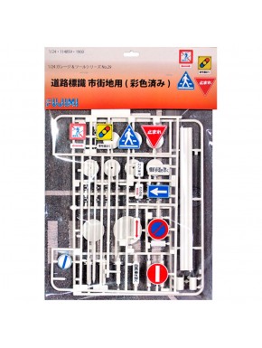 Set de panneaux routiers Fujimi 1/24 pour ville
