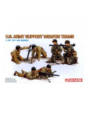 Kit modèle Dragon équipes armes soutien armée U.S. 1/35