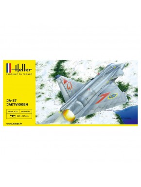 Maquette à l'échelle 1/72 Ja-37 Jaktviggen par Heller