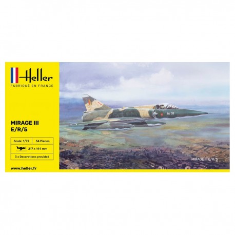Boîte de la maquette 1/72 Mirage III E de Heller