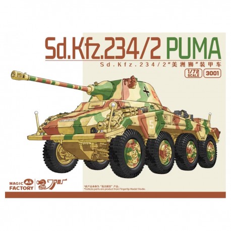 Modelo a escala Sd.kfz.234/2 Puma de Magic Factory