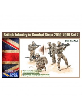Set d'Infanterie Britannique en Combat 1/35 par Gecko Models
