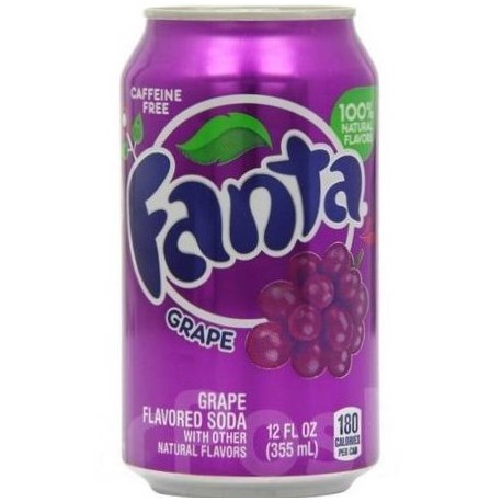 Fanta Flavor Grape Soda 355 ml