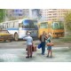 Set de modèle Chernobyl 5 Évacuation avec figurines et diorama