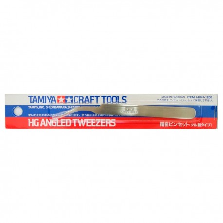 Pinces angulées en acier inoxydable Tamiya