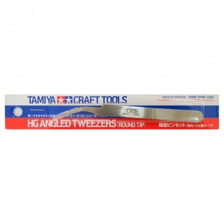 Pinces Tamiya HG en acier inoxydable angulaires