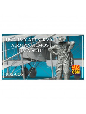 Figura de aviador del Servicio Aéreo del Ejército de EE.UU. 1/32