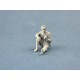 Figura de piloto mensajero británico 1/35 fumando pipa