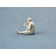 Figura de piloto mensajero británico 1/35 fumando pipa