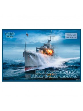 Maquette Destroyer HMS Glowworm Classe G 1938