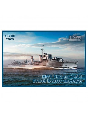 Modèle destroyer HMS Hotspur 1941 classe H 1/700