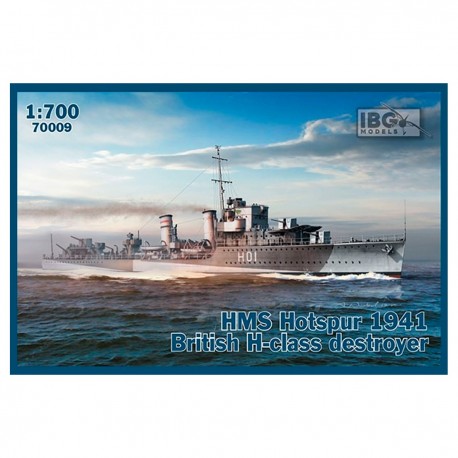 Modelo HMS Hotspur 1941 destructor clase H 1/700