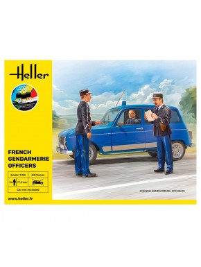 Kit de début officiers police française Heller 1/24