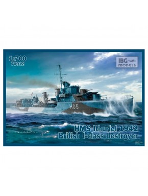 Maquete HMS Ithuriel 1942 na escala 1/700 da IBG Models