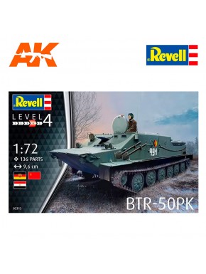 Kit de maquete BTR-50PK 1/72 Revell em verde militar